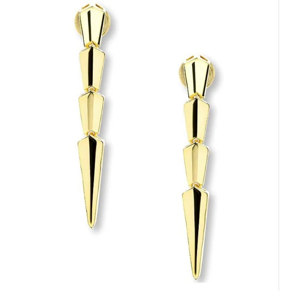 Serpent Linear Earrings
